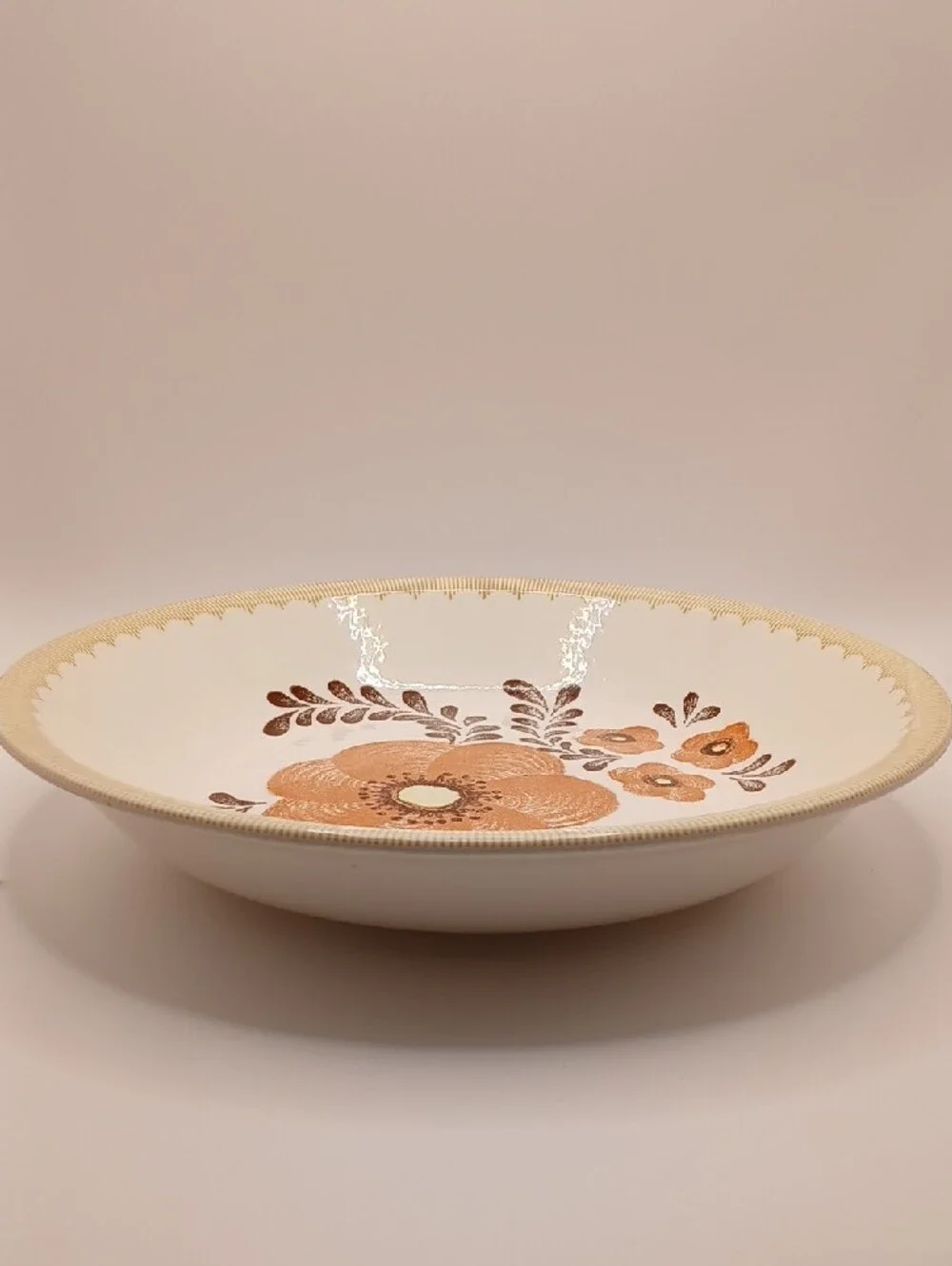 VTG Royal China Jeannette Floral Pie Plate